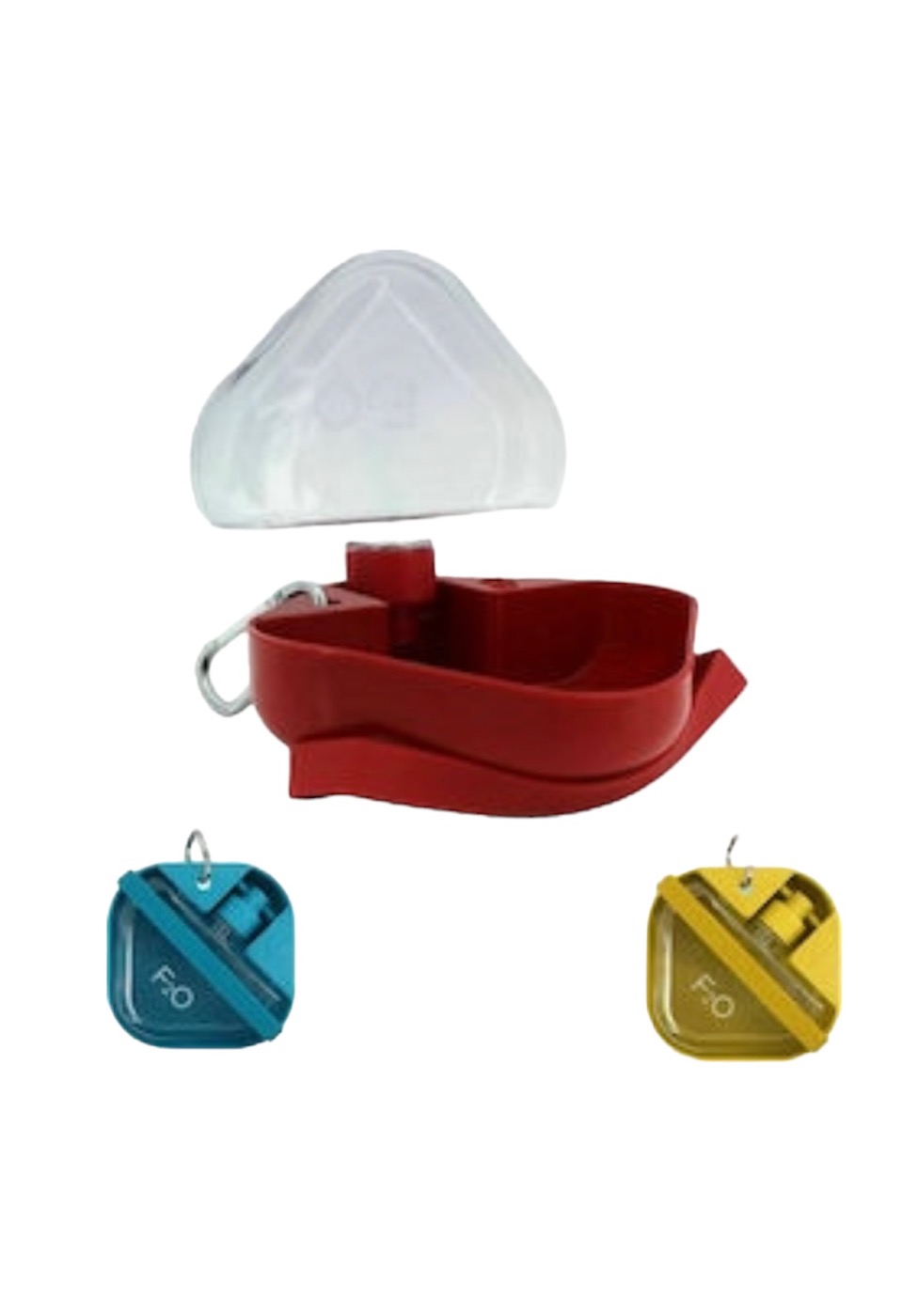 Ferribiella Travel Bowl Red